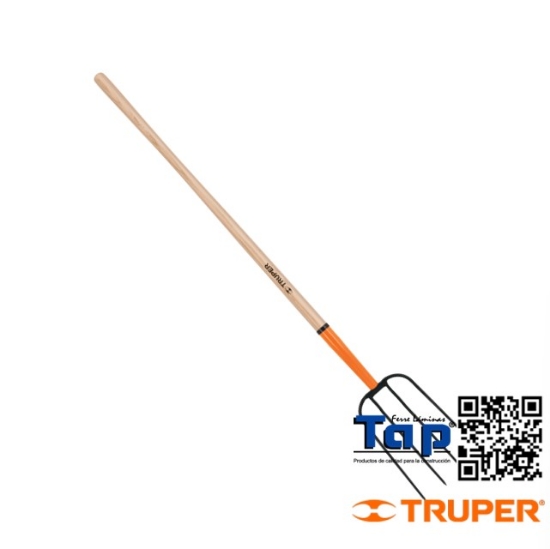 Imagen de BIELDO P PAJA 4 DIENTES MANGO 1200 48" TRUPER