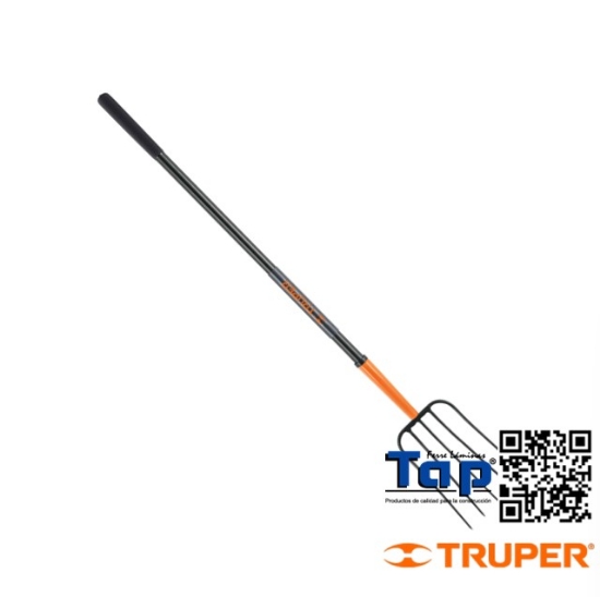 Imagen de BIELDO P PAJA 5 DIENTES MANGO ACERO 1200 48" TRUPER