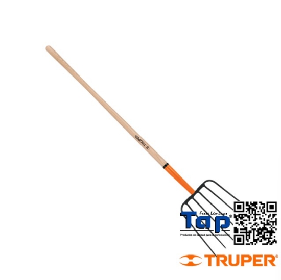 Imagen de BIELDO P PAJA 6 DIENTES MANGO 1200 48" TRUPER