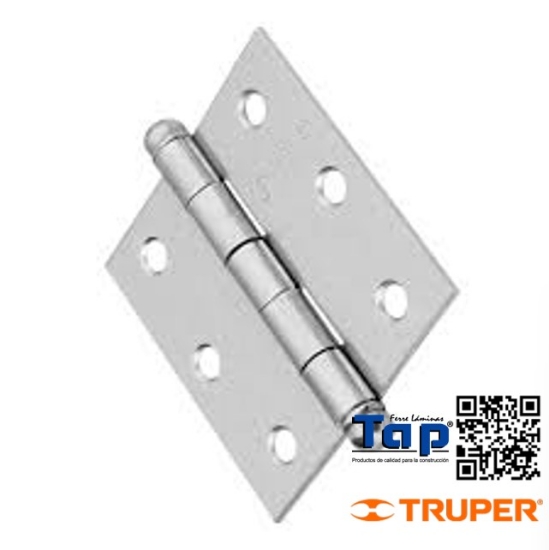 Imagen de BISAGRA CUA 050 2" ACERO INOXIDABLE PLANA HERMEX