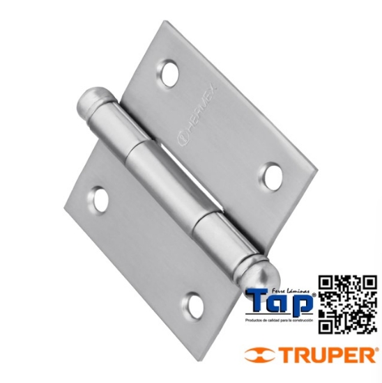 Imagen de BISAGRA CUA 050 2" ACERO INOXIDABLE REDONDA HERMEX