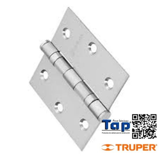 Imagen de BISAGRA CUA 075 3" ACERO INOXIDABLE PLANA HERMEX