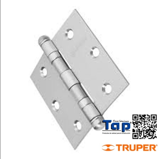 Imagen de BISAGRA CUA 075 3" ACERO INOXIDABLE REDONDA HERMEX