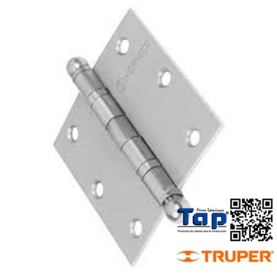 Imagen de BISAGRA CUA 087 3-1/2"  ACERO INOXIDABLE REDONDA HERMEX