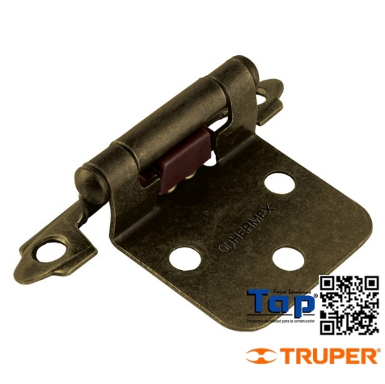Imagen de BISAGRA PARCHE DE 7CM LATON ANTIGUO HERMEX BOL C 2