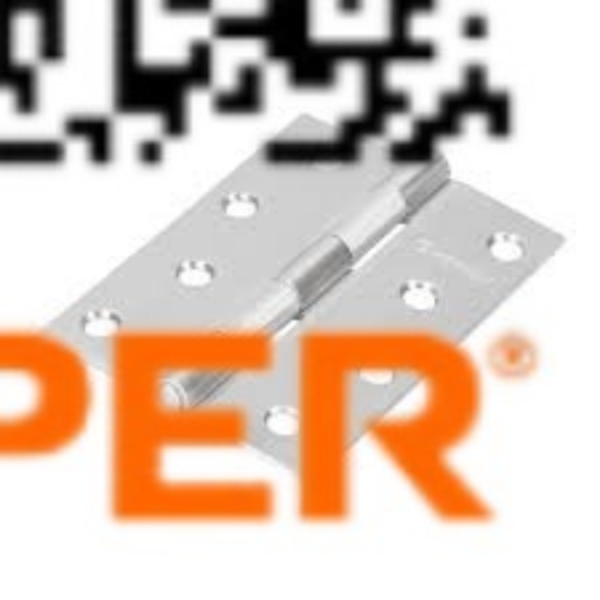 Imagen de BISAGRA RECT 100 4" ACERO INOXIDABLE HERMEX