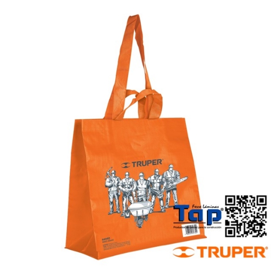 Imagen de BOLSA ECOLOGICA NARANJA 40X40 CM TRUPER