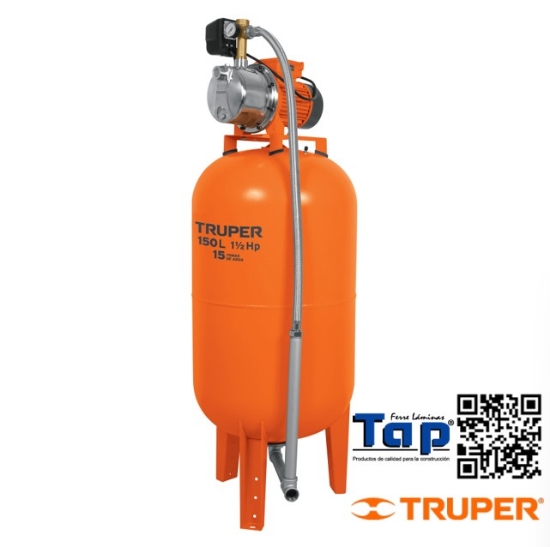 Imagen de BOMBA HIDRONEUMATICA 150  1-1/2 HP 150 LITROS TRUPER