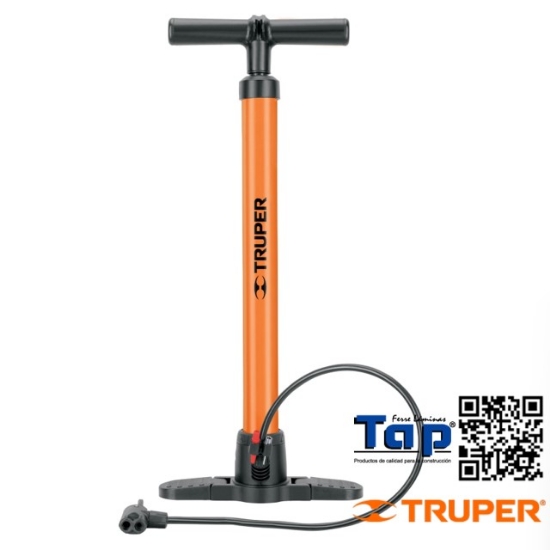 Imagen de BOMBA MANUAL P INFLAR 100 PSI TRUPER