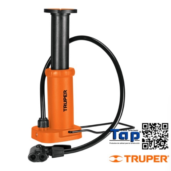 Imagen de BOMBA PEDAL 60 PSI TRUPER