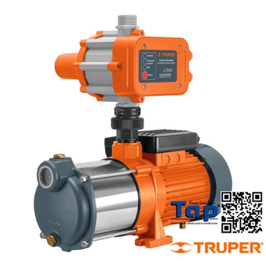 Imagen de BOMBA PRESURIZADORA 100 1 HP MULTIETAPAS TRUPER