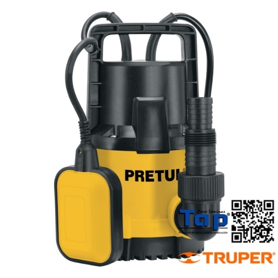 Imagen de BOMBA SUMERGIBLE PCO P AGUA LIMPIA 050 1/2 HP PRETUL