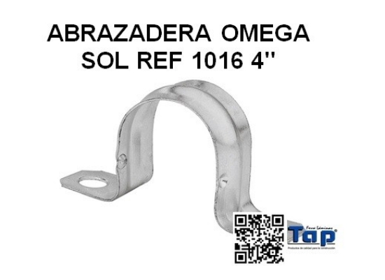Imagen de ABRAZADERA OMEGA SOL REF 1016 4"