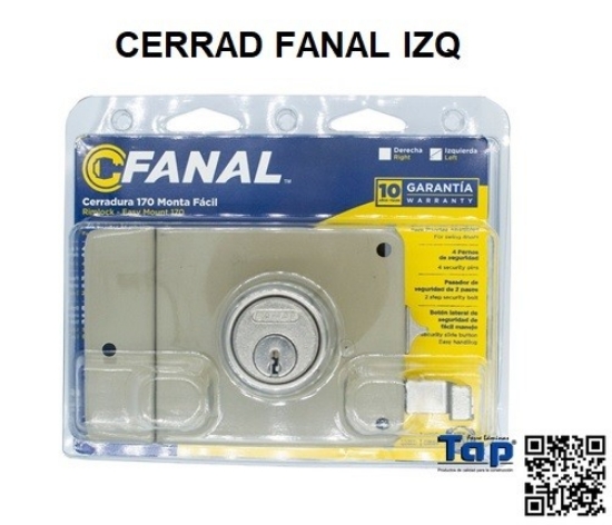 Imagen de CERRAD FANAL IZQ