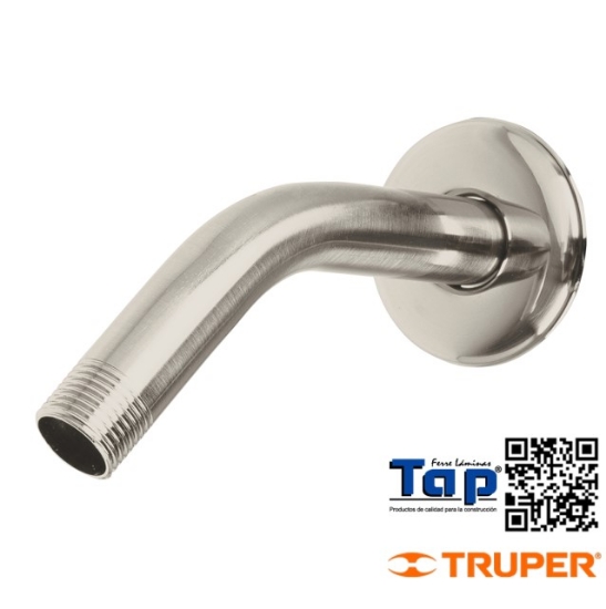 Imagen de BRAZO CORTO C CHAPETON P REGADERA SATIN FOSET