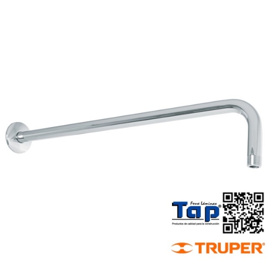 Imagen de BRAZO RECTO C CHAPETON P REGADERA 50 CM CROMO FOSET