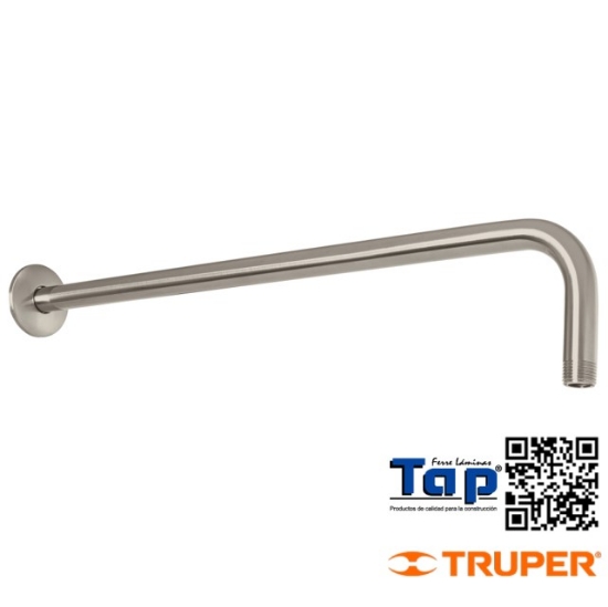 Imagen de BRAZO RECTO C CHAPETON P REGADERA 50 CM SATIN FOSET