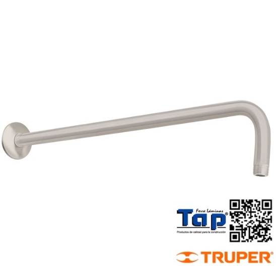 Imagen de BRAZO Y CHAPETON P REGADERA 50 CM SATINADO RIVIERA