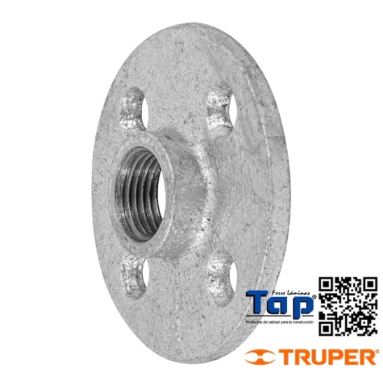 Imagen de BRIDA ACERO GALVANIZADO 013 1/2" FOSET