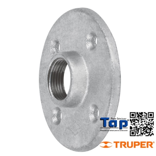 Imagen de BRIDA ACERO GALVANIZADO 019 3/4" FOSET