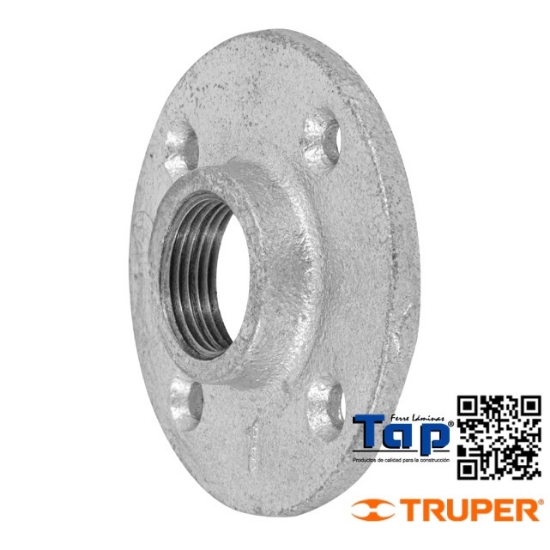 Imagen de BRIDA ACERO GALVANIZADO 025 1" FOSET