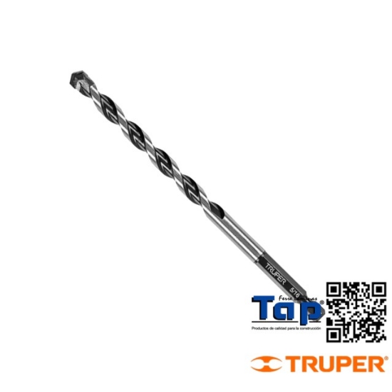 Imagen de BROCA MULTIMATERIAL 008 5/16"X150 6" TRUPER