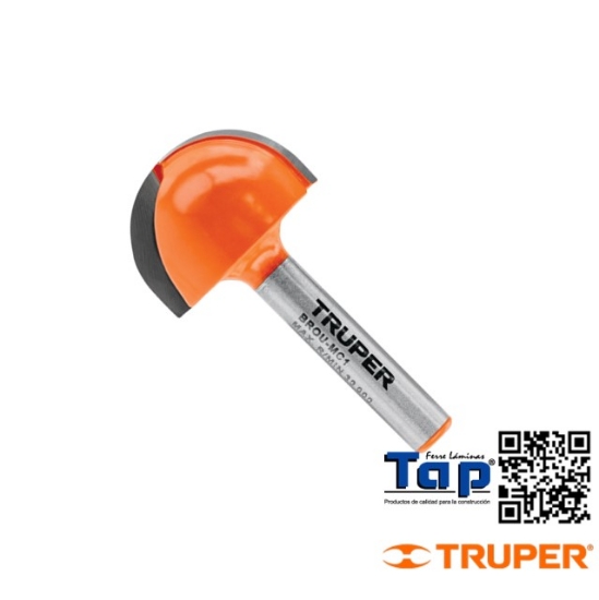 Imagen de BROCA P ROUTER MEDIA CAÑA 025 1"