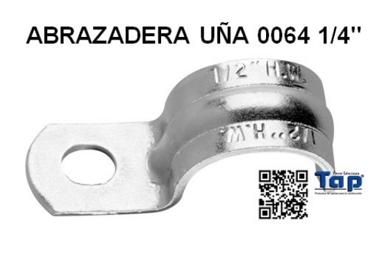 Imagen de ABRAZADERA UÑA 0064 1/4"