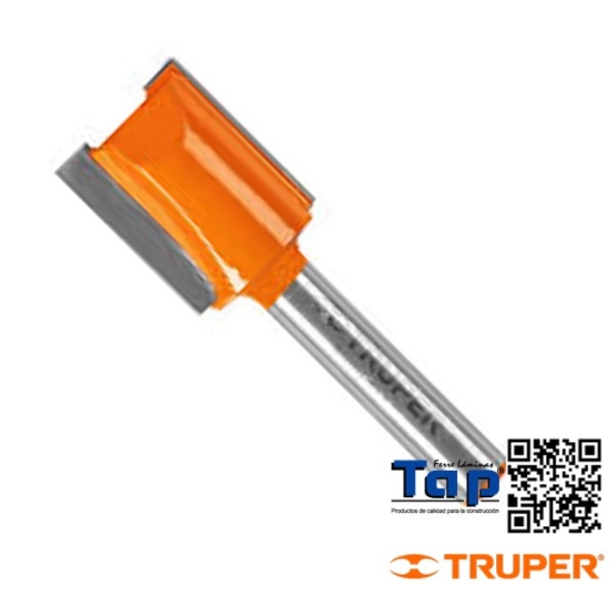 Imagen de BROCA P ROUTER RECTA 2 FILOS 015 5/8" TRUPER