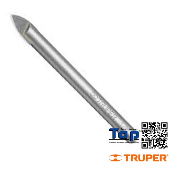 Imagen de BROCA P VIDRIO Y AZULEJO 006 1/4" TRUPER