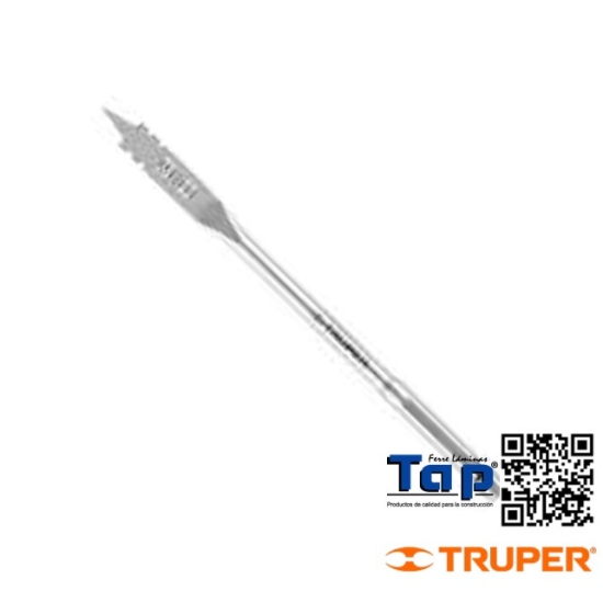 Imagen de BROCA PLANA MANITA 009 3/8" TRUPER