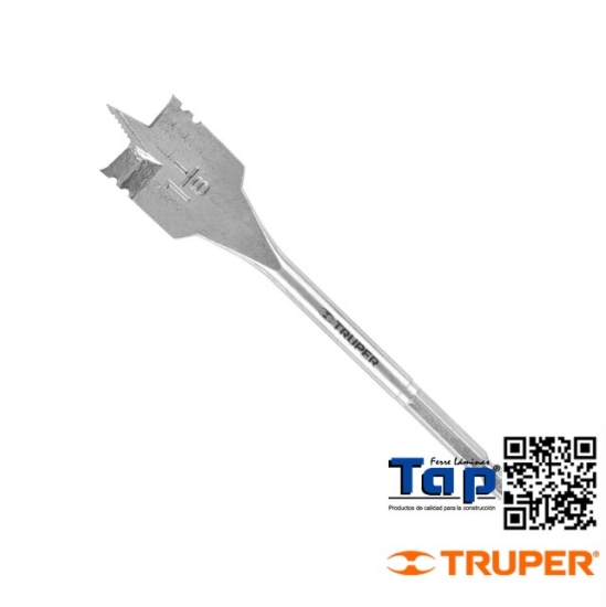 Imagen de BROCA PLANA MANITA 028 1-1/8" TRUPER