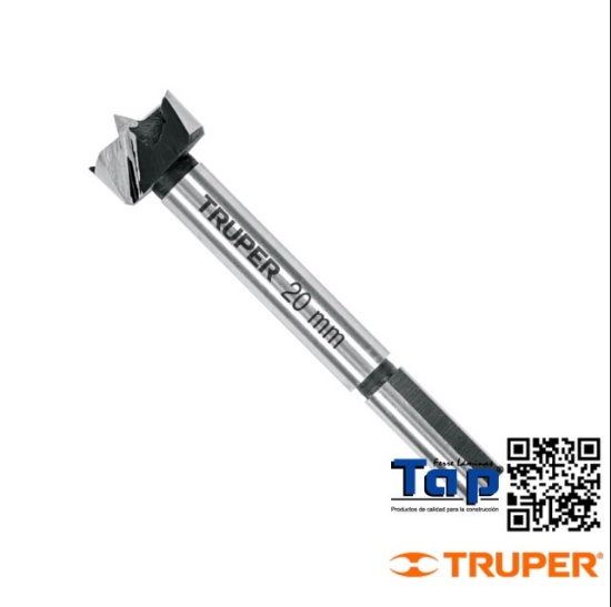 Imagen de BROCA FORSTNER 20 MM P MADERA TRUPER