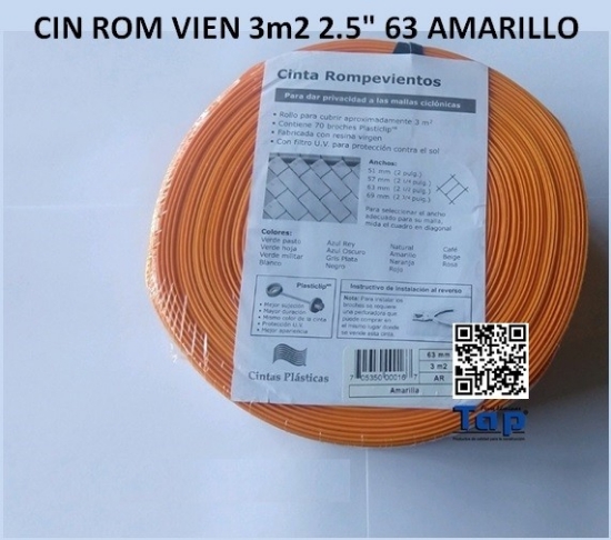 Imagen de CIN ROM VIEN 3m2 2.5" 63 AMARILLO