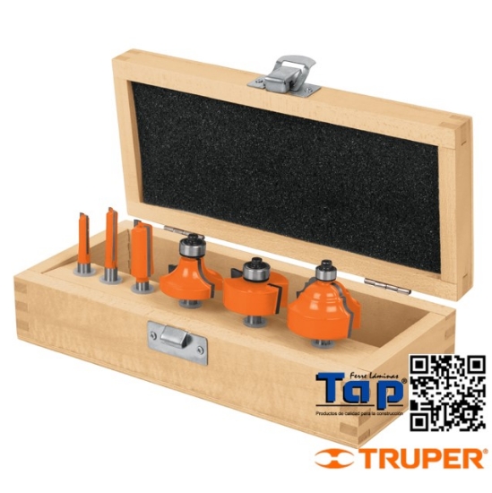 Imagen de BROCAS P ROUTER TRUPER JGO 6