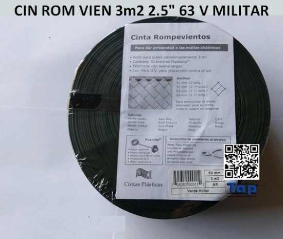 Imagen de CIN ROM VIEN 3m2 2.5" 63 V MILITAR