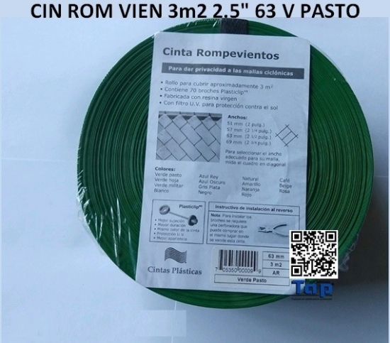 Imagen de CIN ROM VIEN 3m2 2.5" 63 V PASTO
