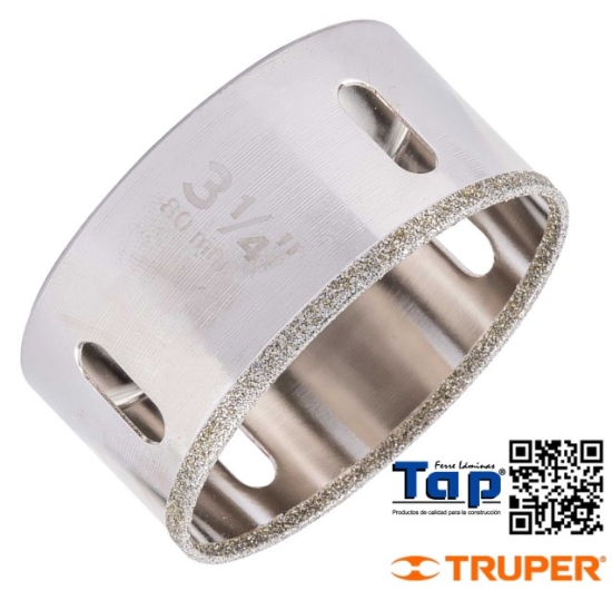 Imagen de BROCASIERRA DIAMANTE 081 3-1/4" BORDE CONTINUO TRUPER