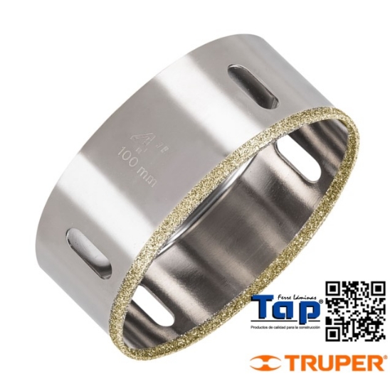 Imagen de BROCASIERRA DIAMANTE 100 4" BORDE CONTINUO TRUPER