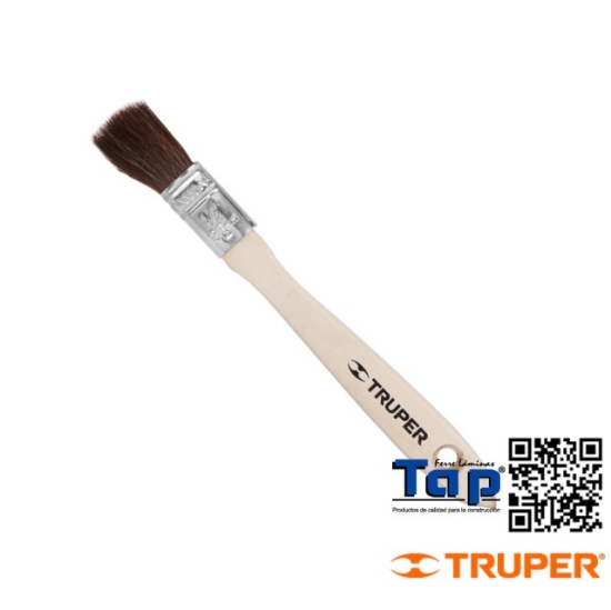 Imagen de BROCHA PELO CAMELLO 013 1/2" C MANGO MAD TRUPER