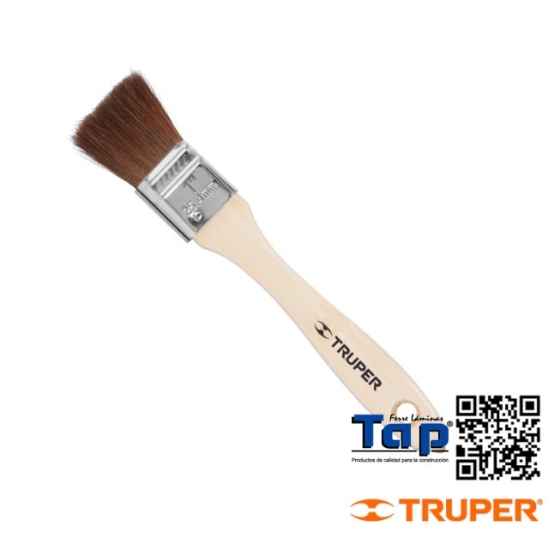 Imagen de BROCHA PELO CAMELLO 025 1" C MANGO MAD TRUPER