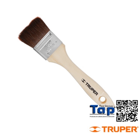 Imagen de BROCHA PELO CAMELLO 038 1-1/2" C MANGO MAD TRUPER