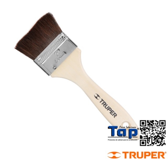 Imagen de BROCHA PELO CAMELLO 050 2" C MANGO MAD TRUPER