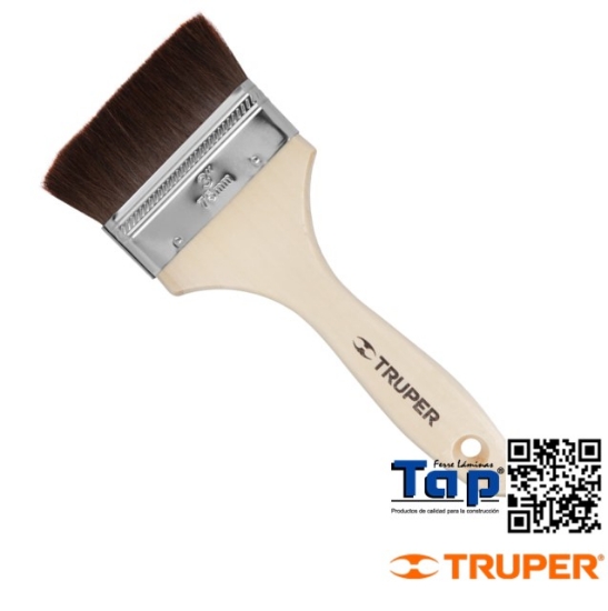 Imagen de BROCHA PELO CAMELLO 075 3" C MANGO MAD TRUPER