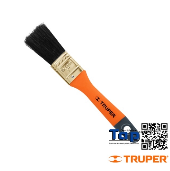 Imagen de BROCHA PROF 025 1" C MANGO PCO TRUPER