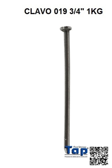 Imagen de CLAVO 019 3/4" 1KG