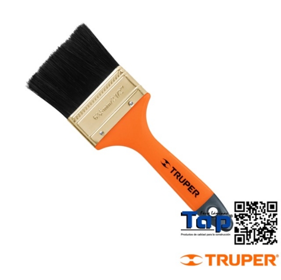 Imagen de BROCHA PROF 062 2-1/2" C MANGO PCO TRUPER