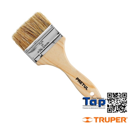 Imagen de BROCHA USO GENERAL 100 4" C MANGO MAD PRETUL