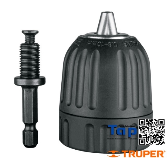 Imagen de BROQUERO 009 3/8" CIERRE RAPIDO CON ADAPTADOR HEX DE 1/4"