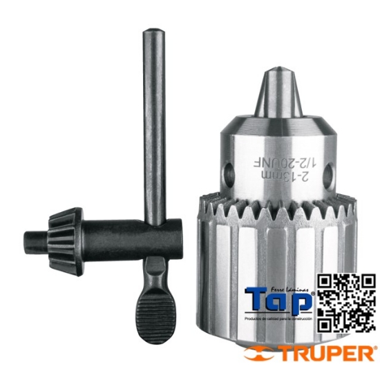 Imagen de BROQUERO 013 1/2" C LLAVE TRUPER USO RUDO